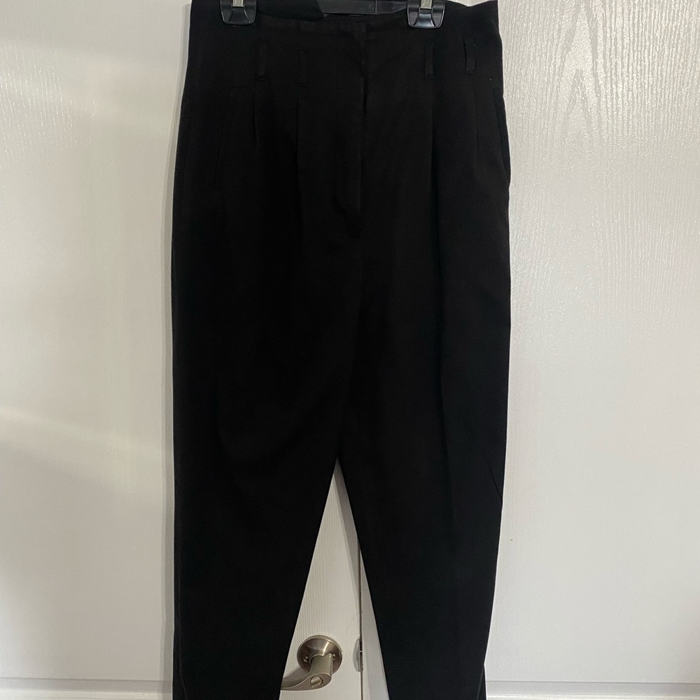 Black high waist dress pants